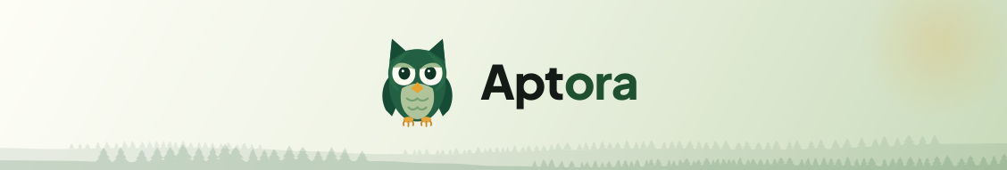 Aptora — 1128 × 191